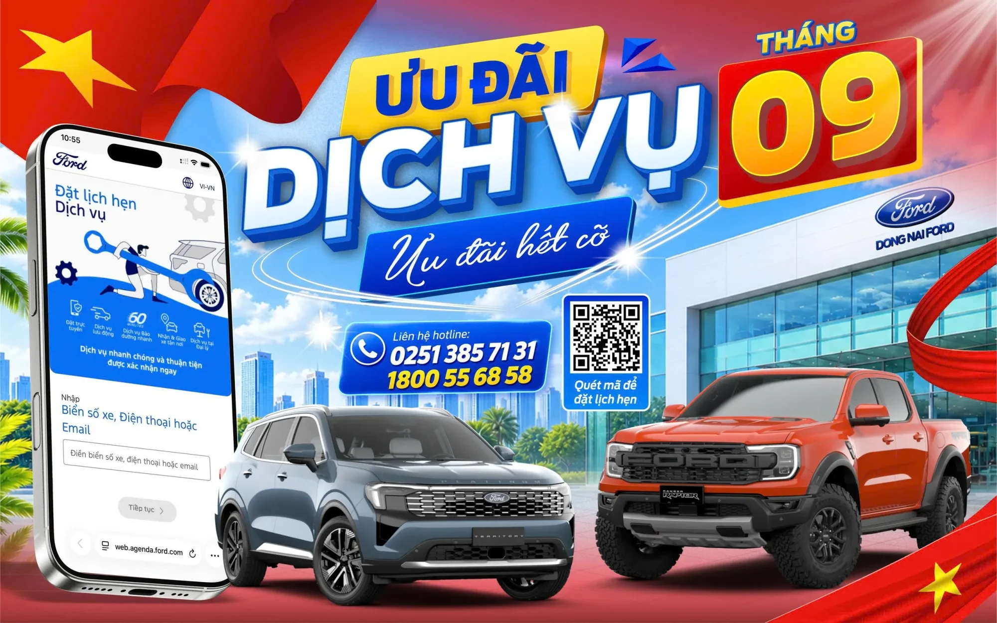 CHƯƠNG TRÌNH KHUYẾN MÃI DỊCH VỤ TRONG THÁNG 9