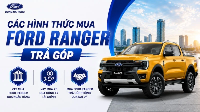Mua trả g&oacute;p ford ranger