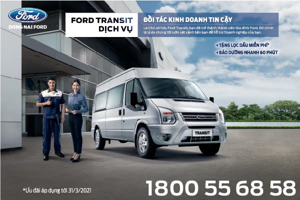 FORD: ĐỒNG HÀNH CÙNG KHÁCH HÀNG DOANH NGHIỆP TRANSIT