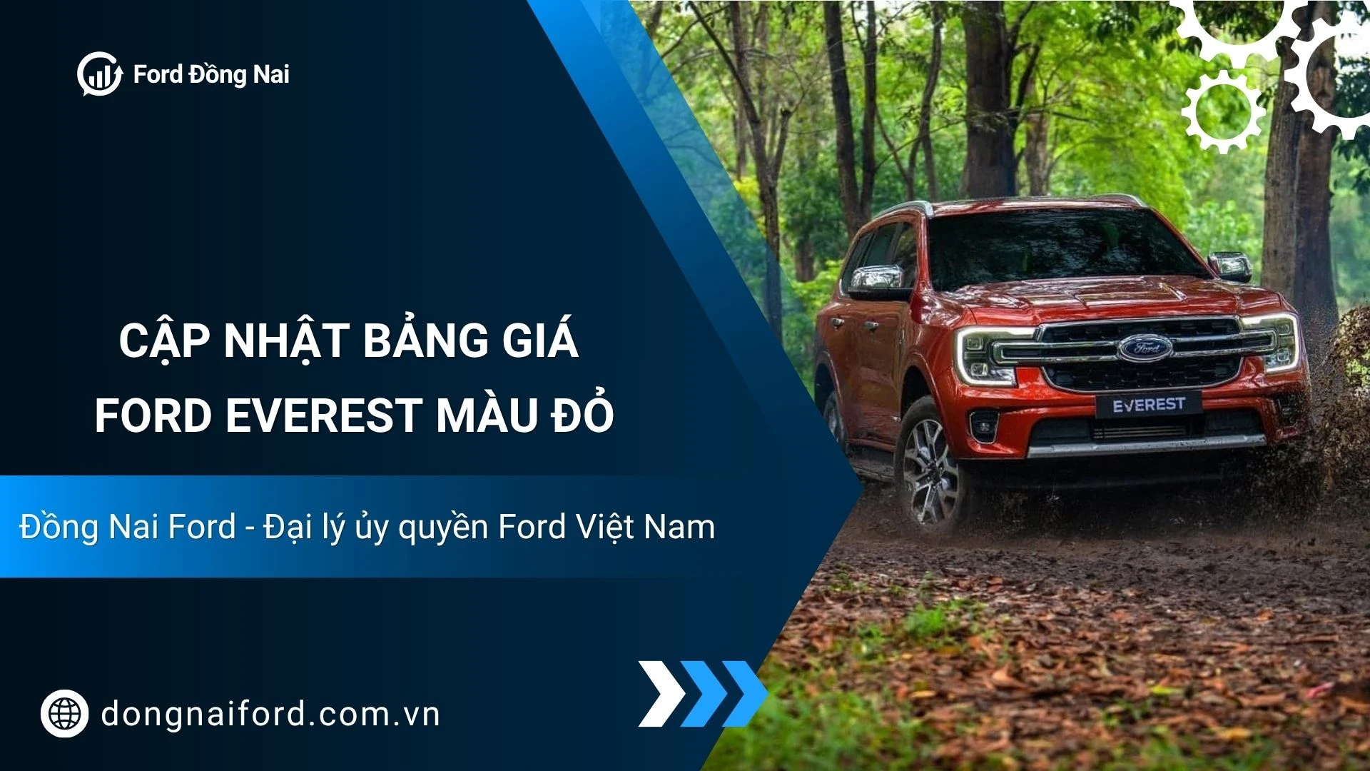 Ford Everest Màu Đỏ Có Gì Hot? Xem Ngay Bảng Giá & Khuyến Mãi Tại Đồng Nai Ford