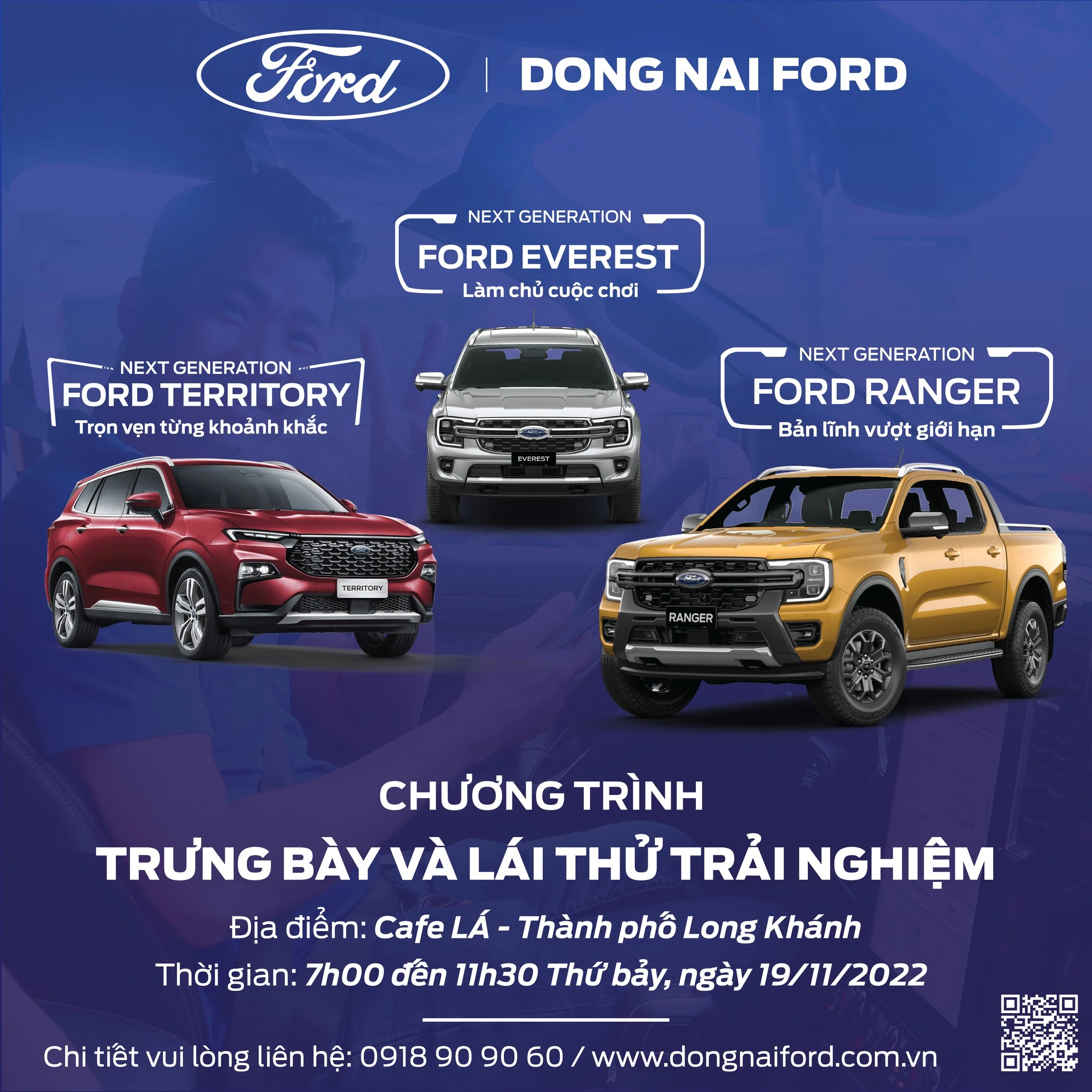 Chương trình lái thử xe tại TP. Long Khánh | Tháng 11-2022