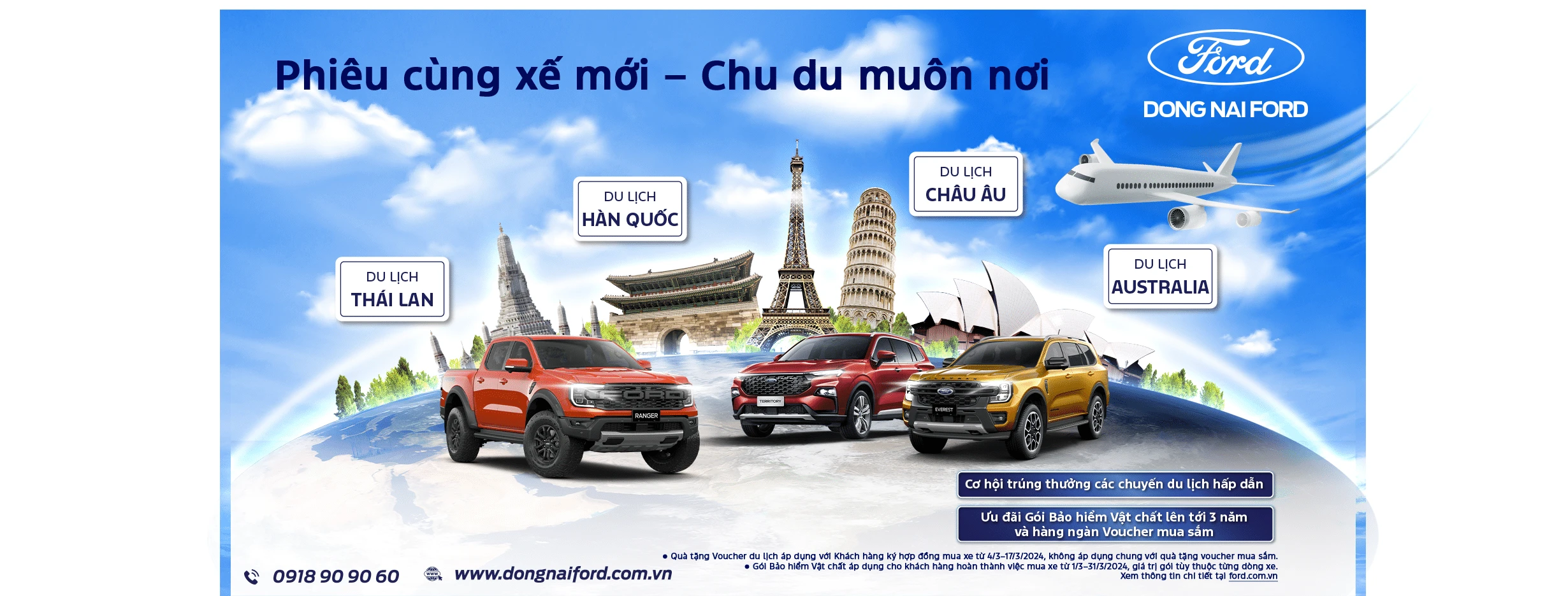 Phiêu cùng xế mới – Chu du muôn nơi cùng Đồng Nai Ford.