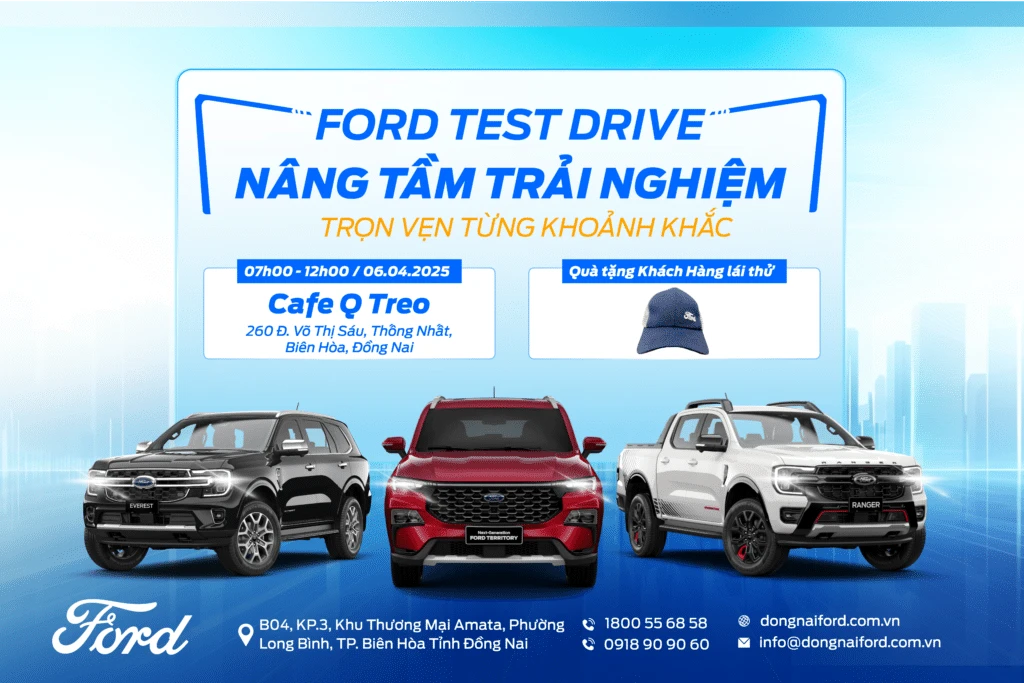 SỰ KIỆN TRẢI NGHIỆM LÁI THỬ XE FORD THẾ HỆ MỚI TẠI CÀ PHÊ Q-TREO