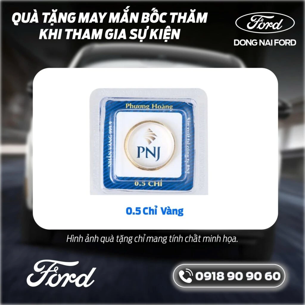Quà tặng hấp dẫn giải nhất 0.5 chỉ vàng PNJ