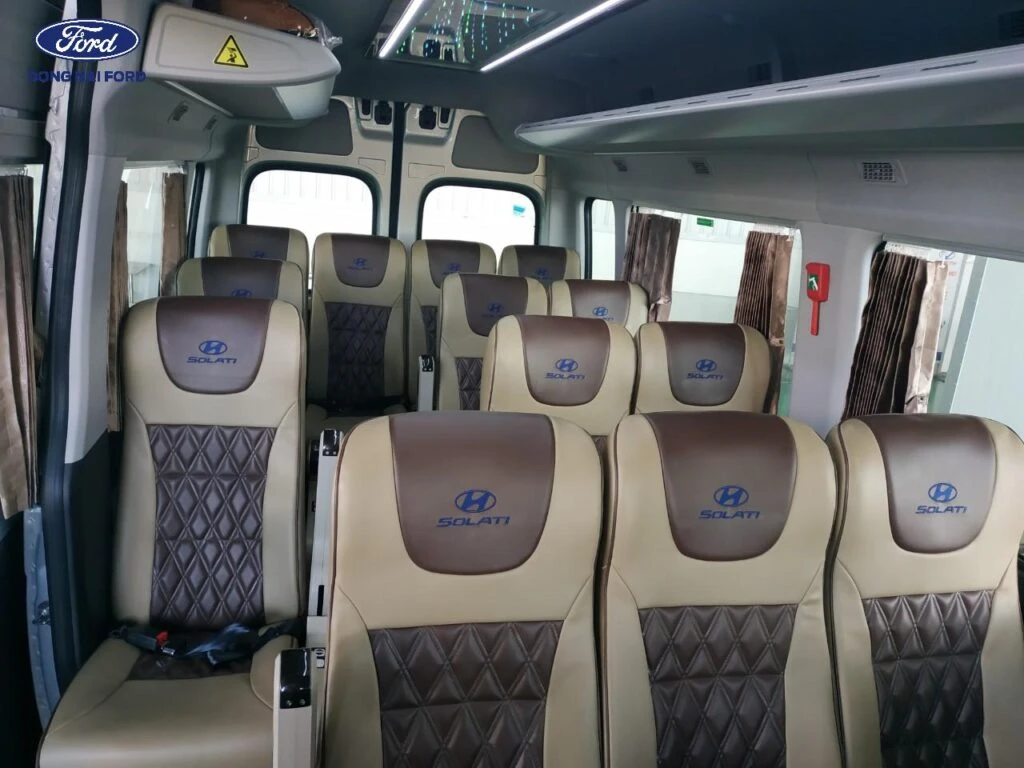 Sơ đồ ghế ngồi xe 16 chỗ Hyundai Solati