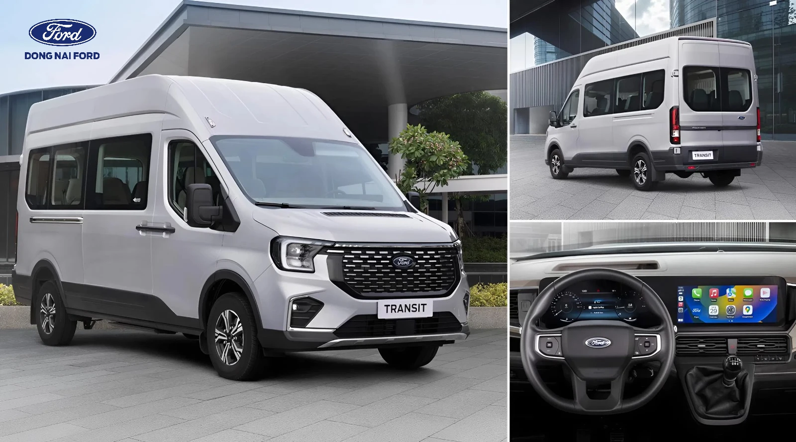 Th&ocirc;ng số kỹ thuật Ford Transit 16 chỗ mới