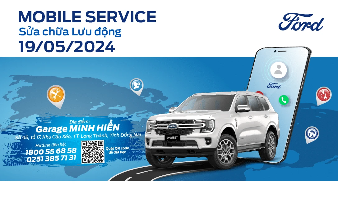 MOBILE SERVICE | BẢO DƯỠNG LƯU ĐỘNG CÙNG ĐỒNG NAI FORD