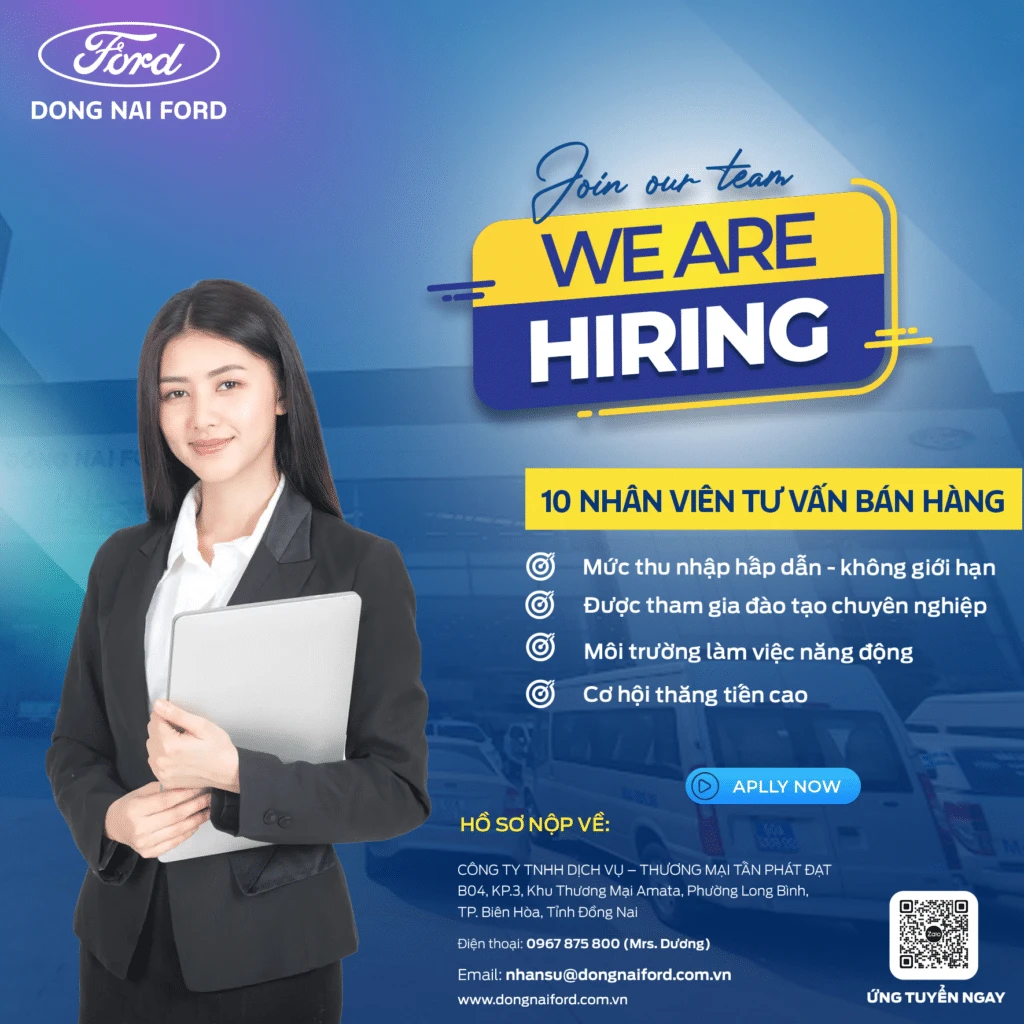 TUYỂN DỤNG 10 NHÂN VIÊN KINH DOANH THÁNG 07